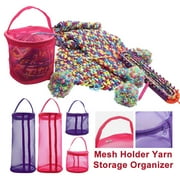 Blarkrus Mesh Knitting Yarn Stge Basket Organizer Holder Bag Two Size Hot W5